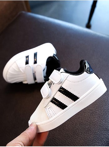 Детские кроссовки-кеды для малыша на липучках Adidas  